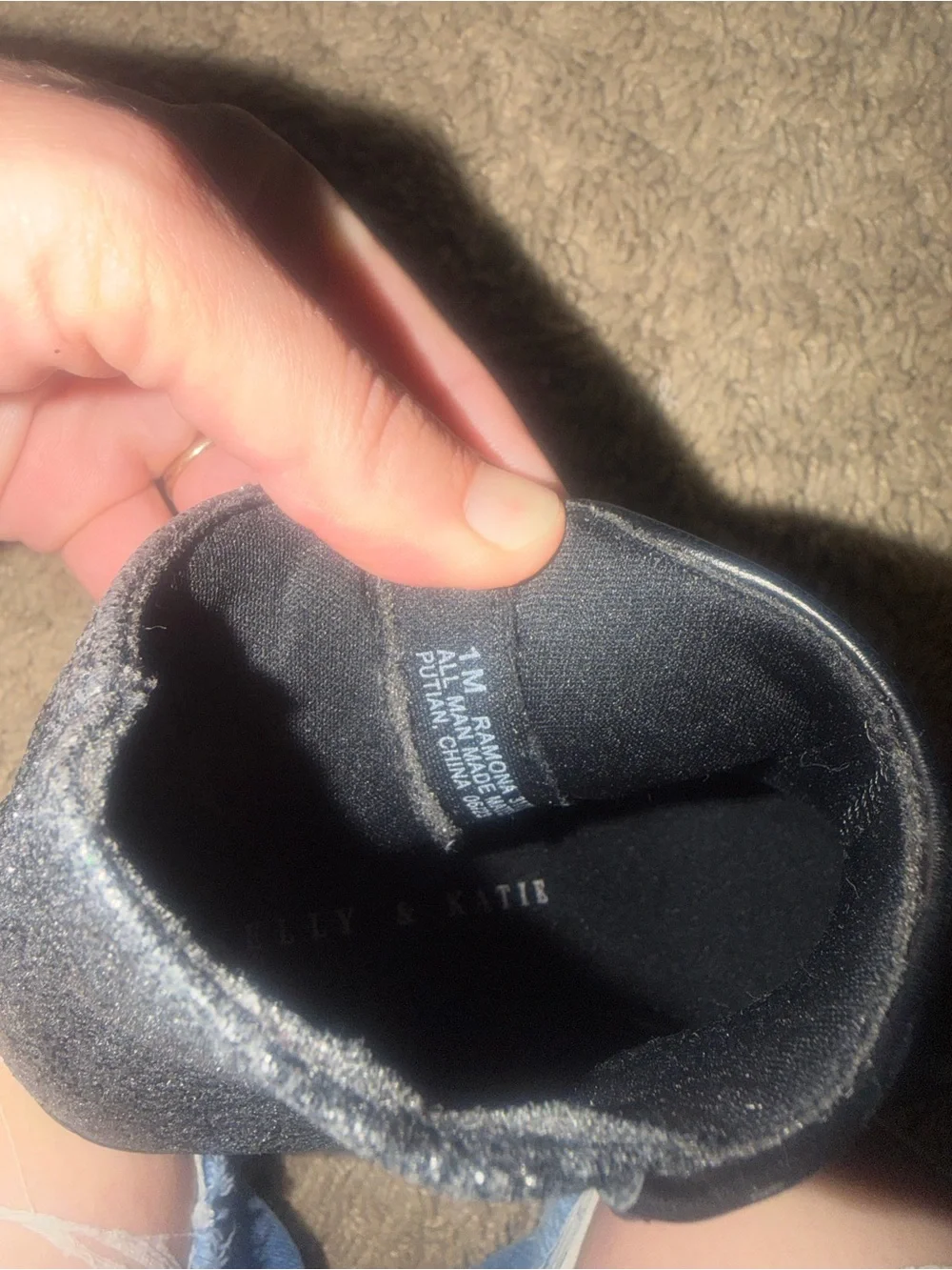 Place Black Side-Zip Ankle Boots for Kids